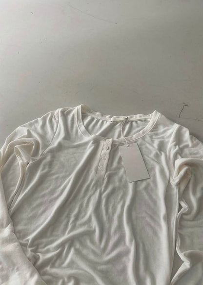 Cropped henry tee