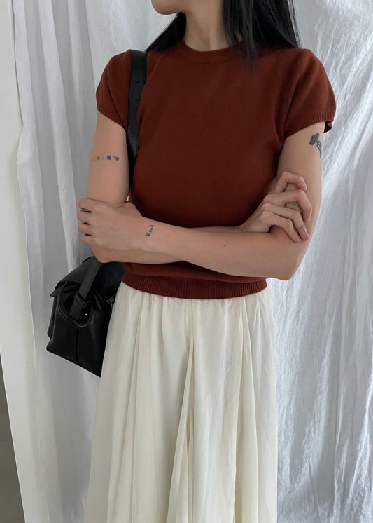 Mini knit tee