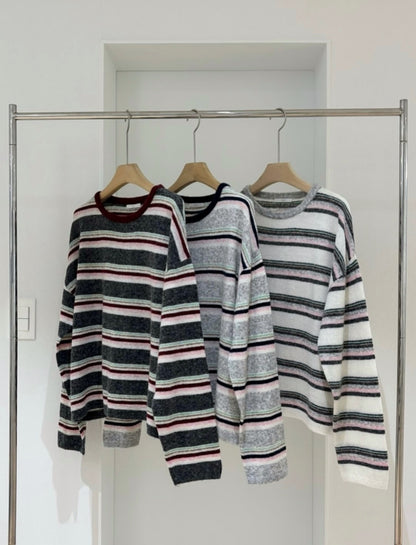 Retro stripes sweater
