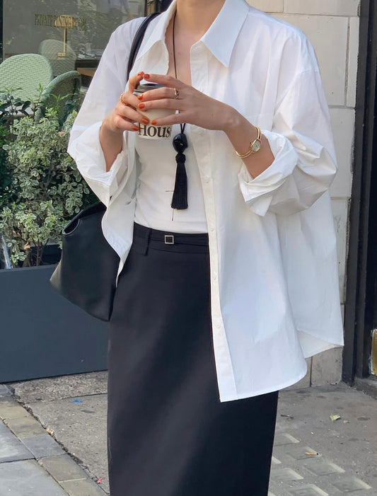 Pocket boyfriend shirt