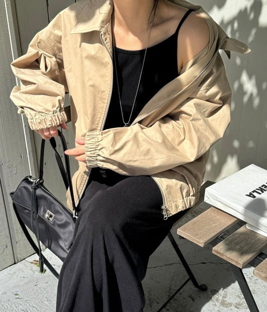 Classic canvas windbreaker