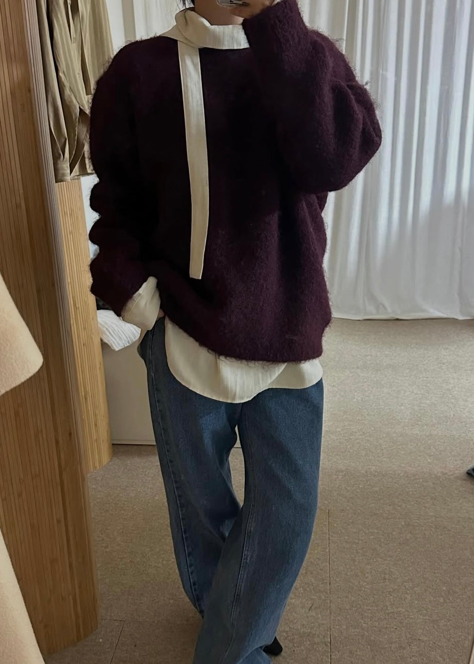 Mo-hair loosen jumpers