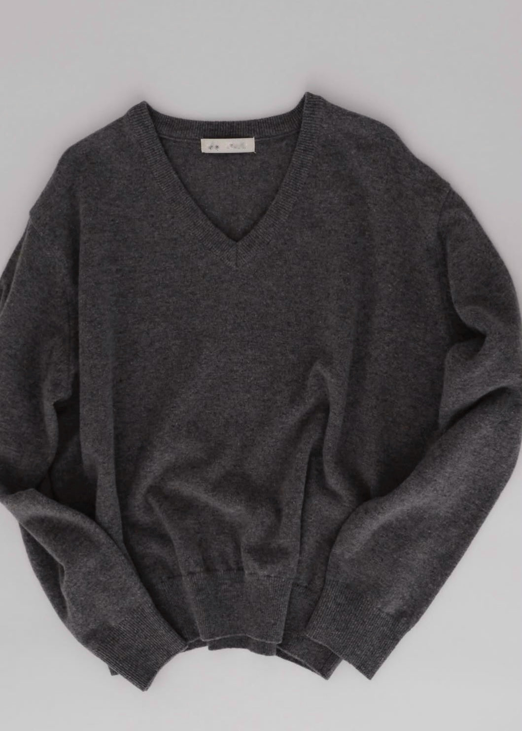 V-neck wool sweater