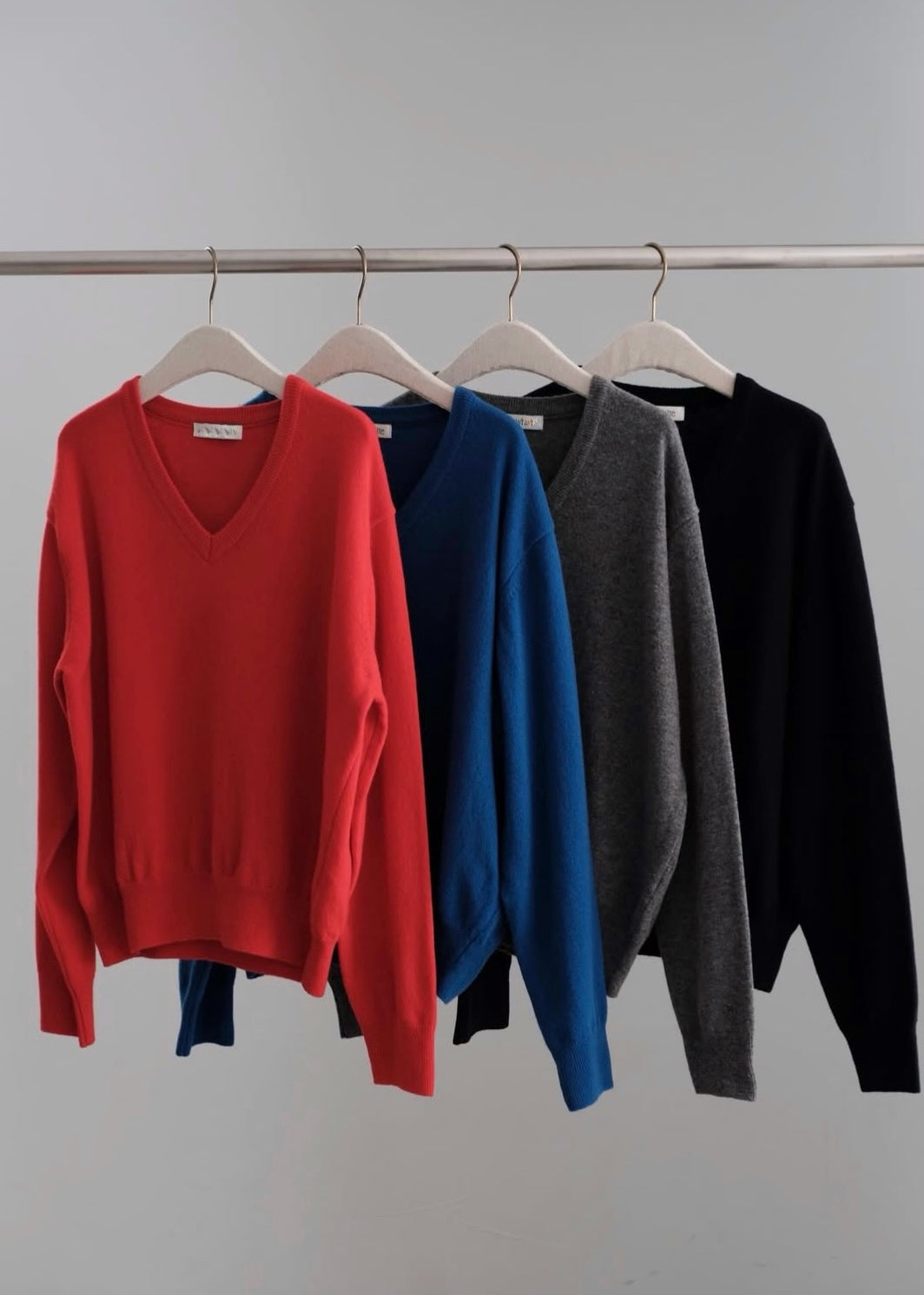 V-neck wool sweater
