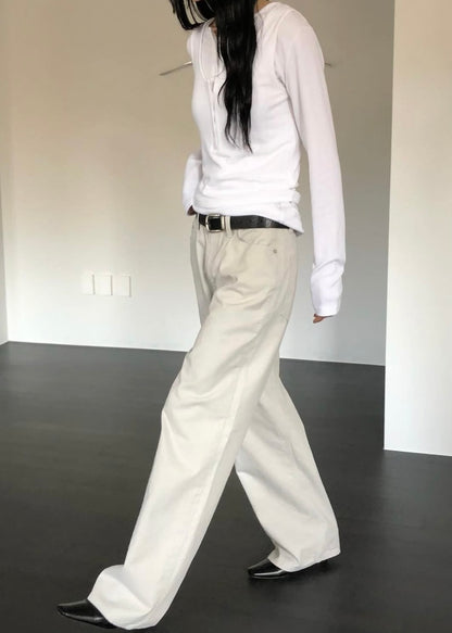 Light washed baggy pants