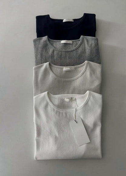 Solid short sleeve tee