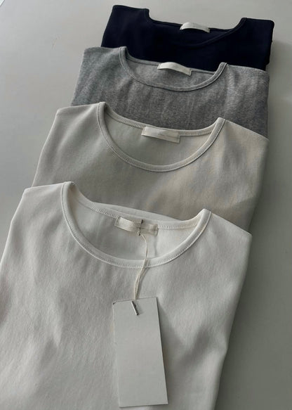 Solid short sleeve tee
