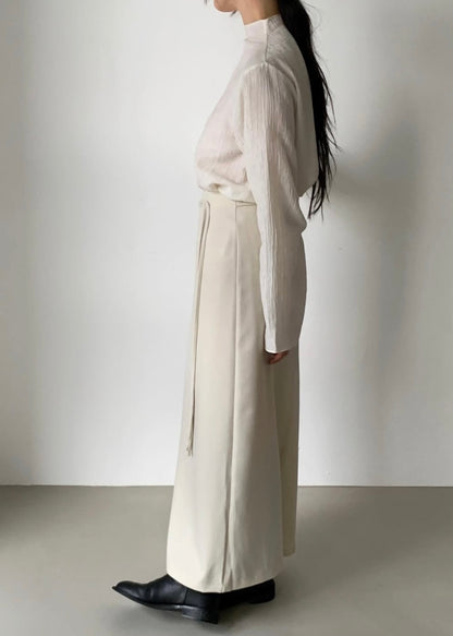 Lace tail straight skirt