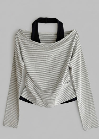 Layered border tee
