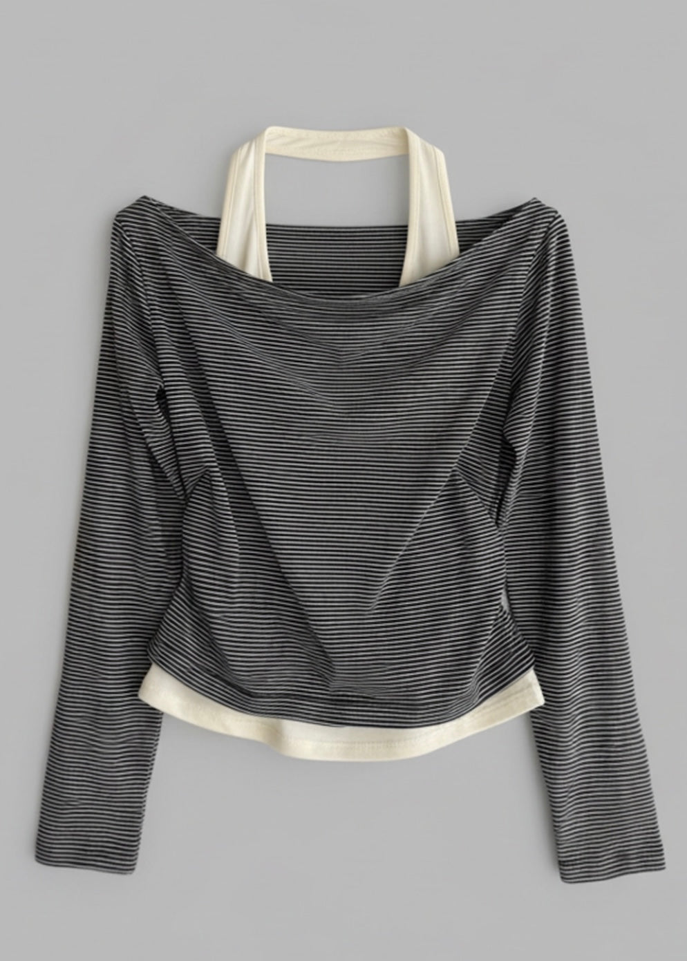 Layered border tee