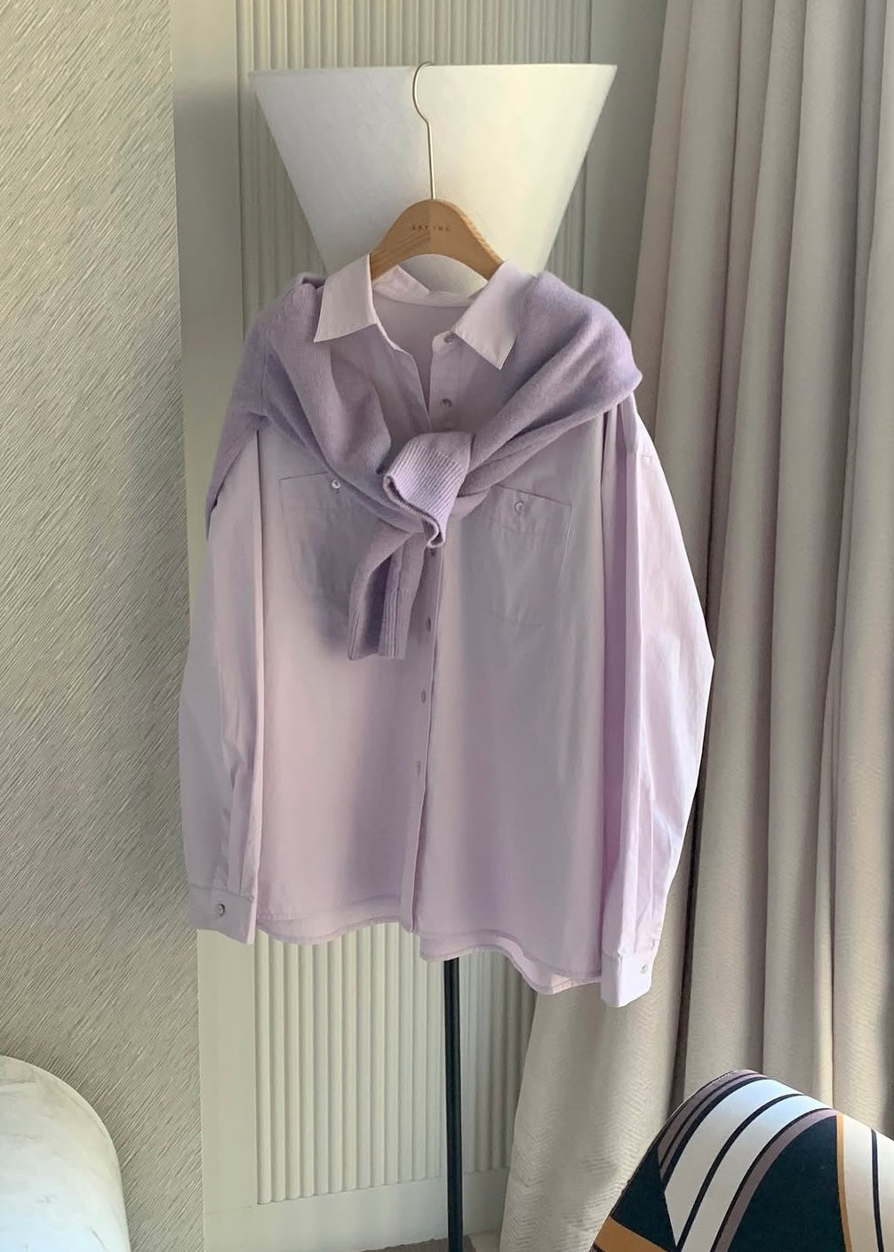 Cozy double pocket shirt