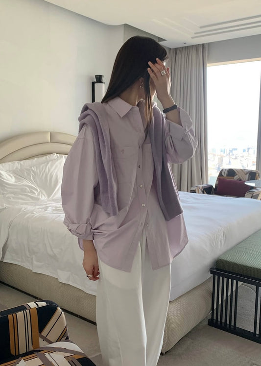 Cozy double pocket shirt