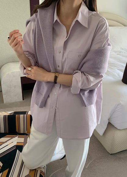 Cozy double pocket shirt