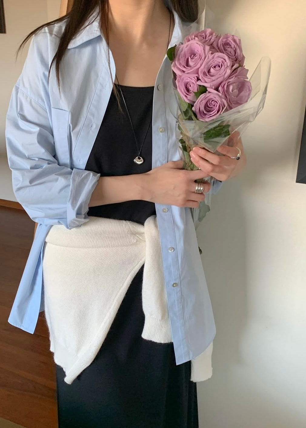 Cozy double pocket shirt