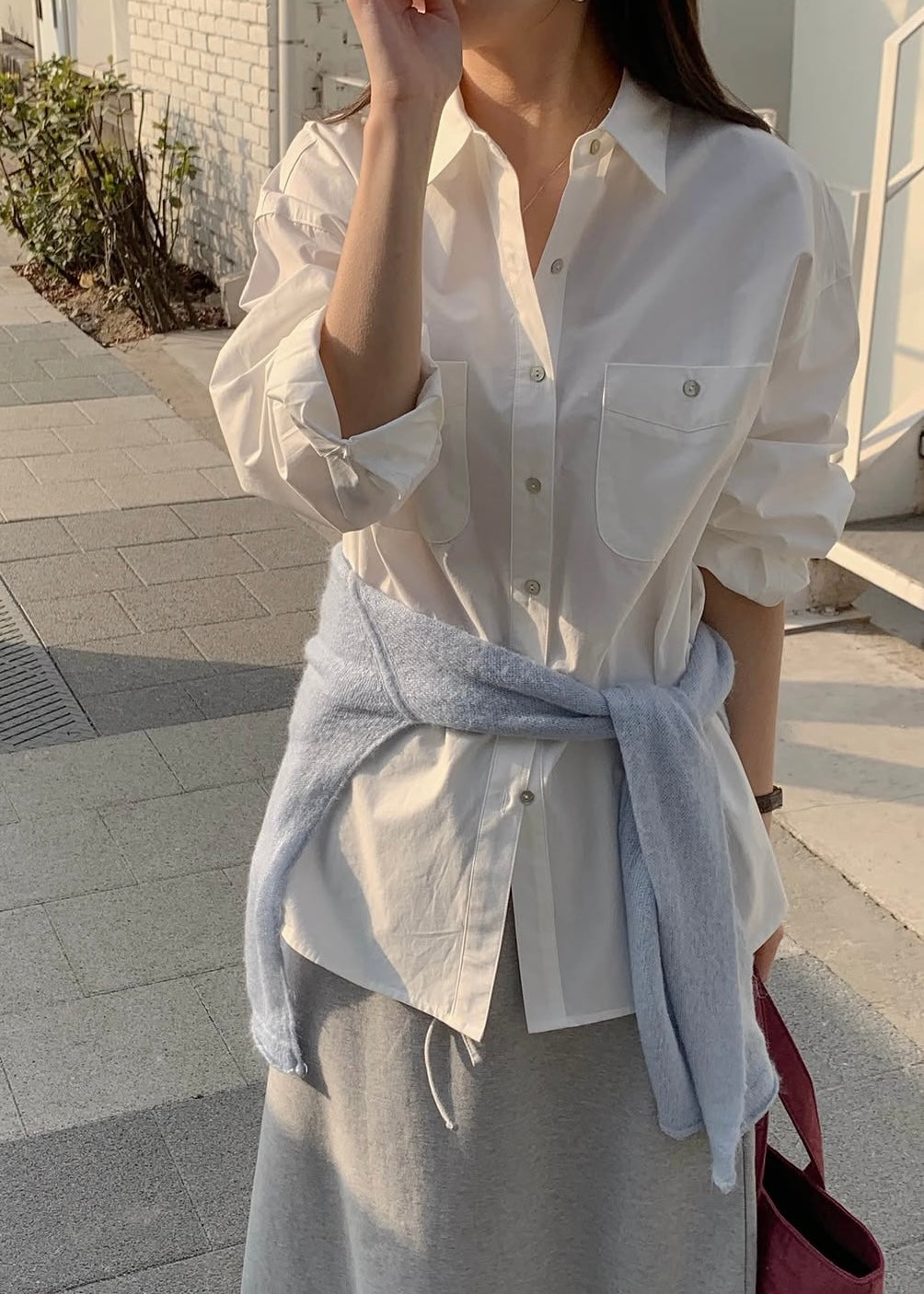 Cozy double pocket shirt