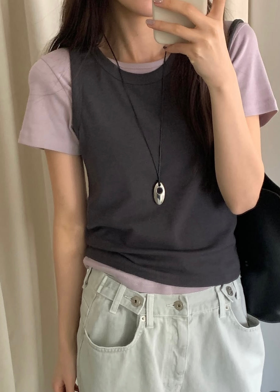 Halter neck sport tank top