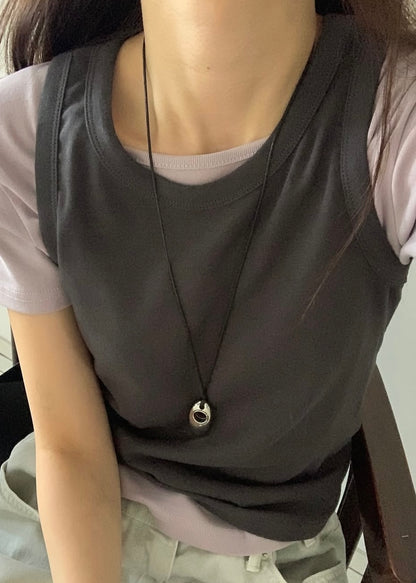 Halter neck sport tank top