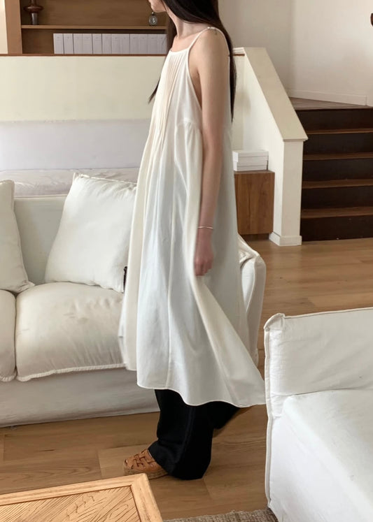 Pleated flare one-piece