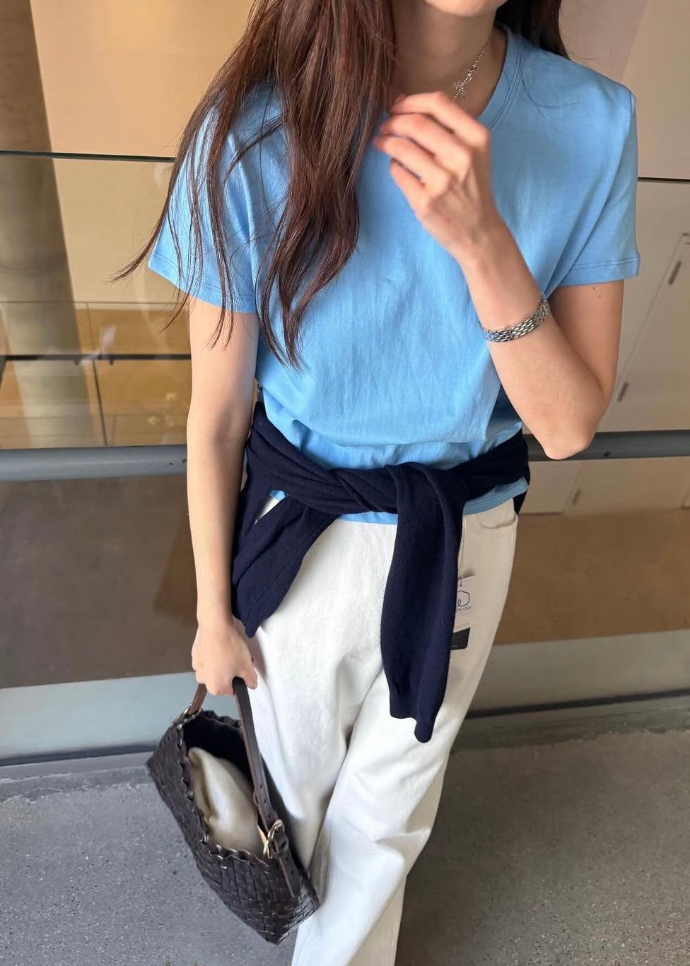Pure cotton cooling tee
