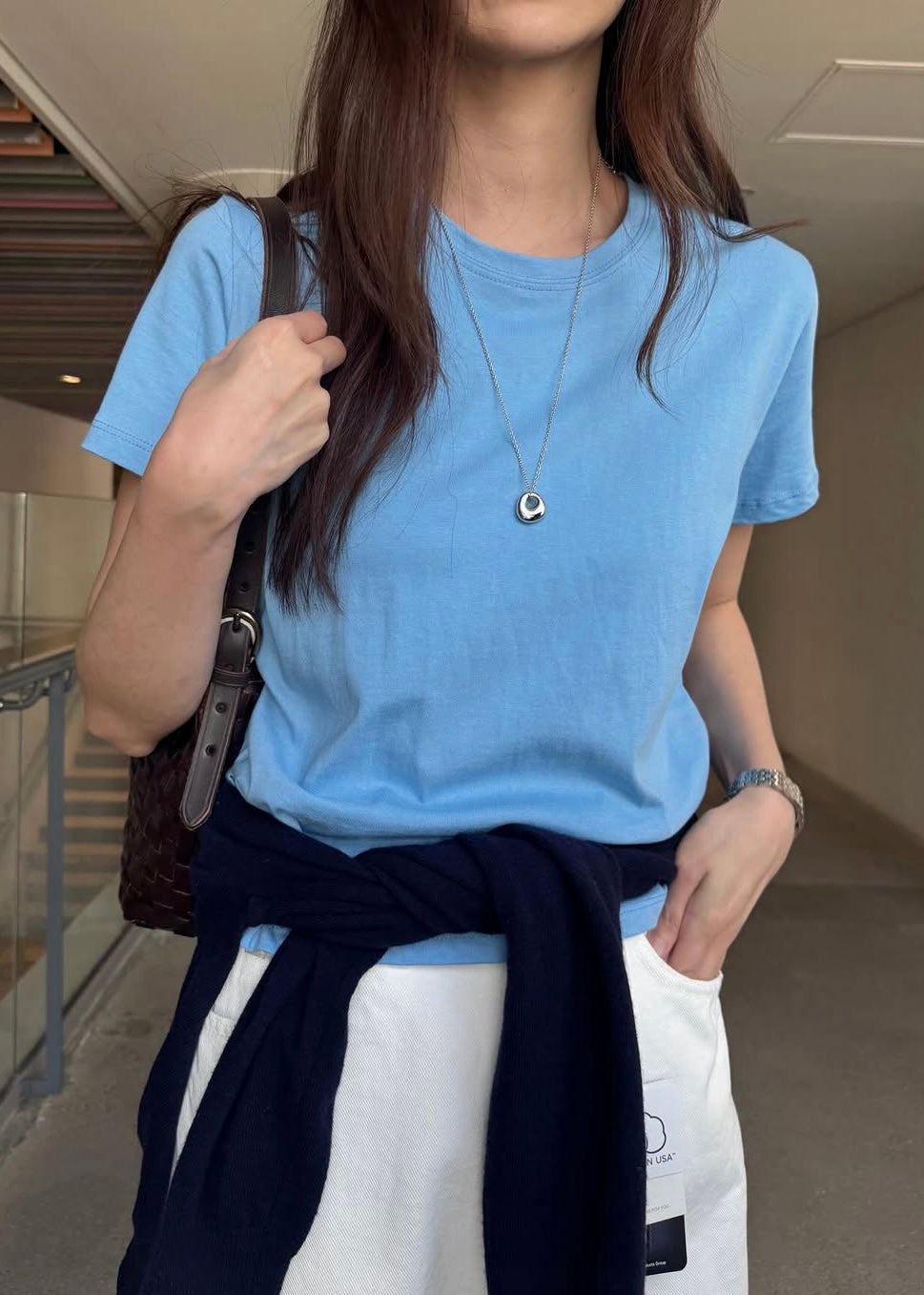 Pure cotton cooling tee