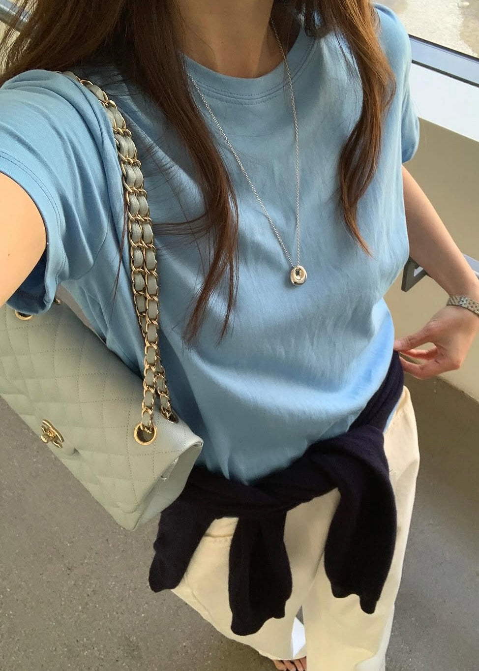 Pure cotton cooling tee