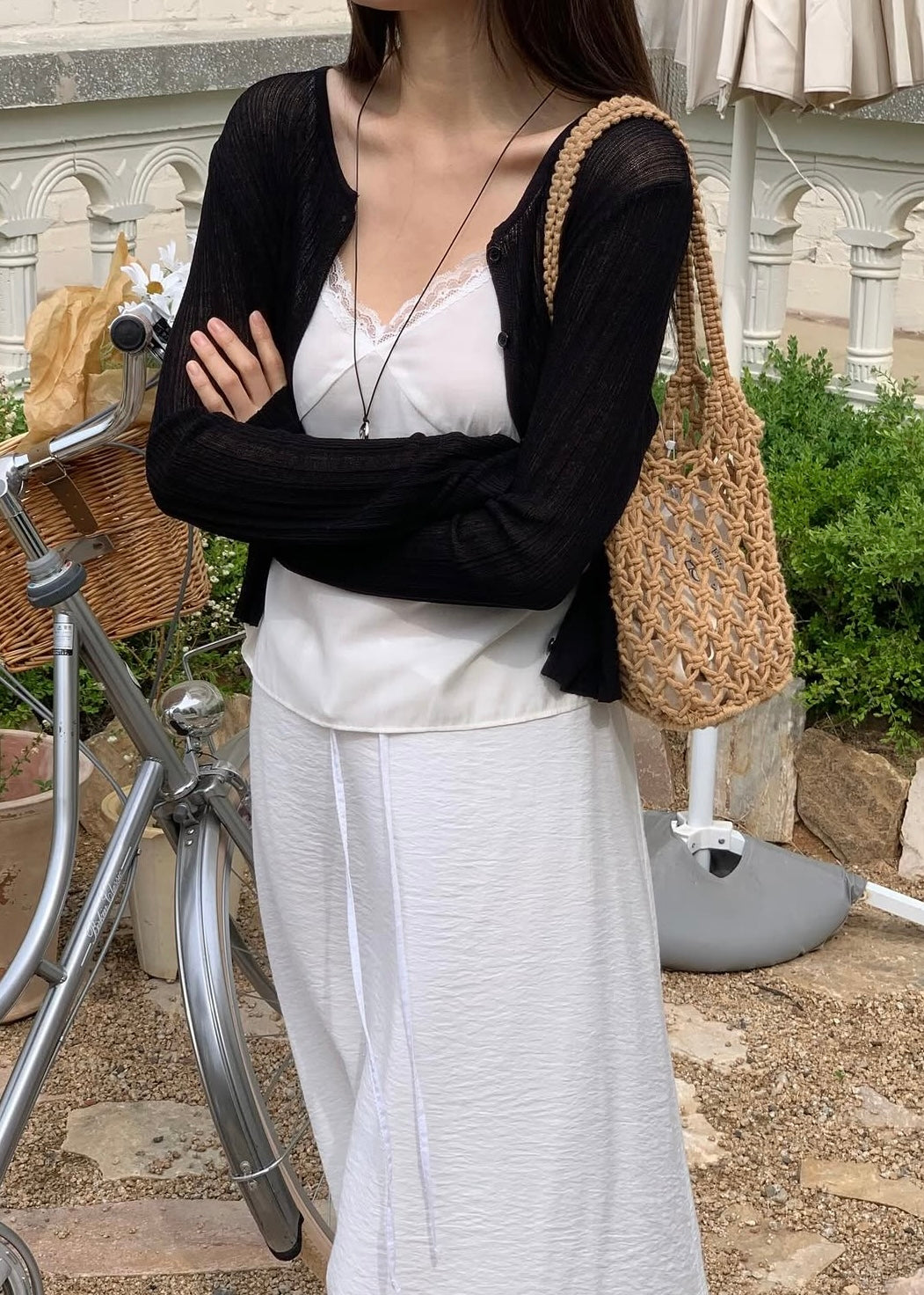 V-neck tencel camisole