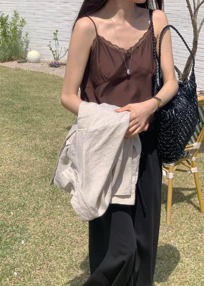 V-neck tencel camisole