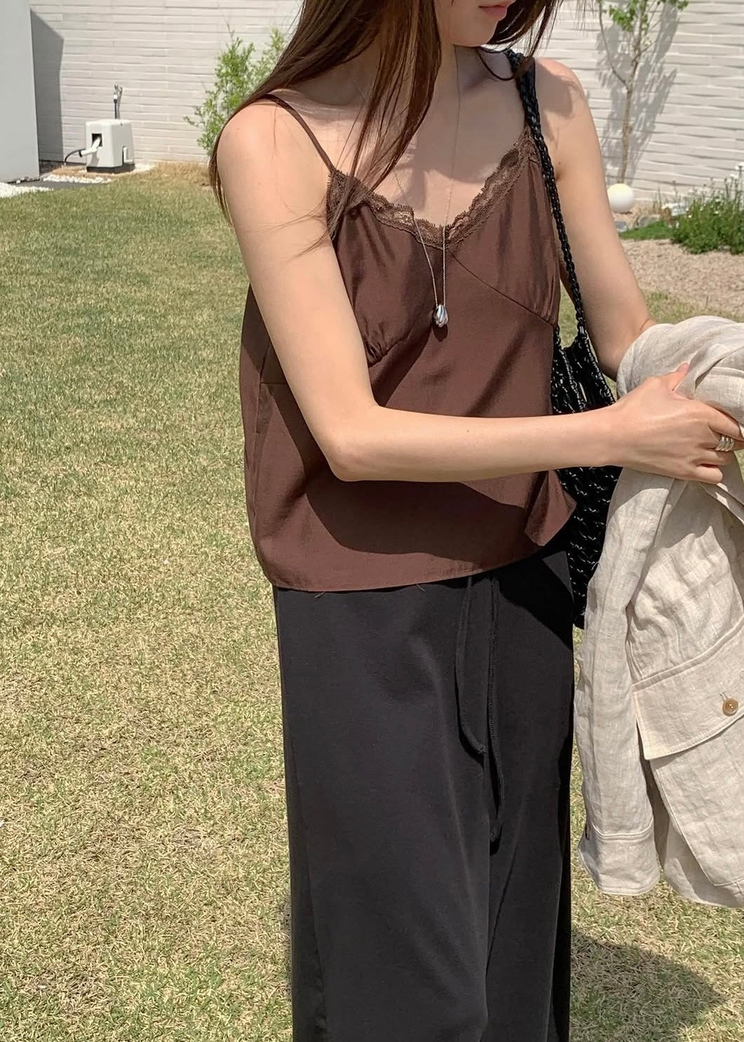 V-neck tencel camisole