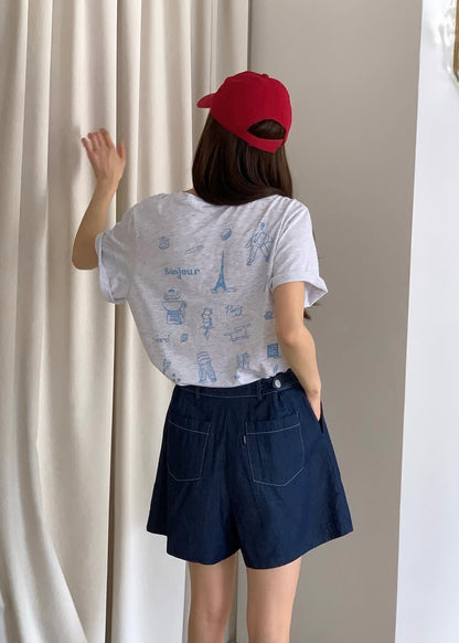 "Bonjour" tee