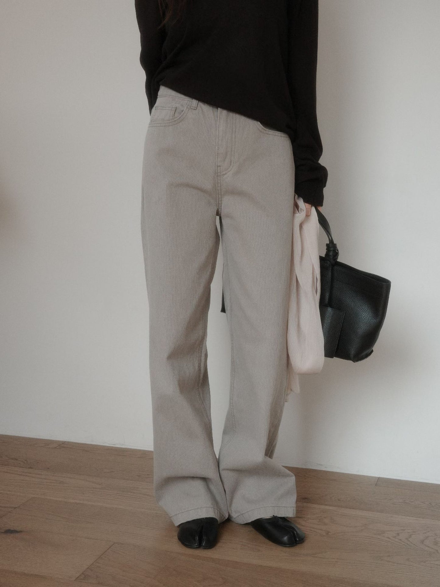 Pit pattern loose straight pants