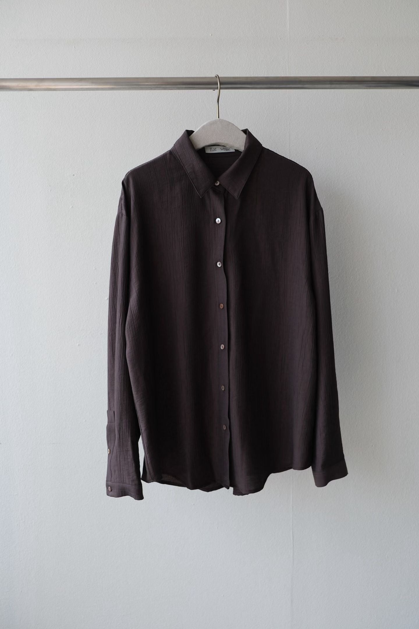 Light wrinkle relax shirt