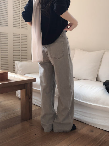 Pit pattern loose straight pants