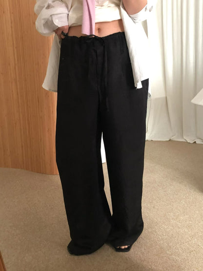 Satin resort pants
